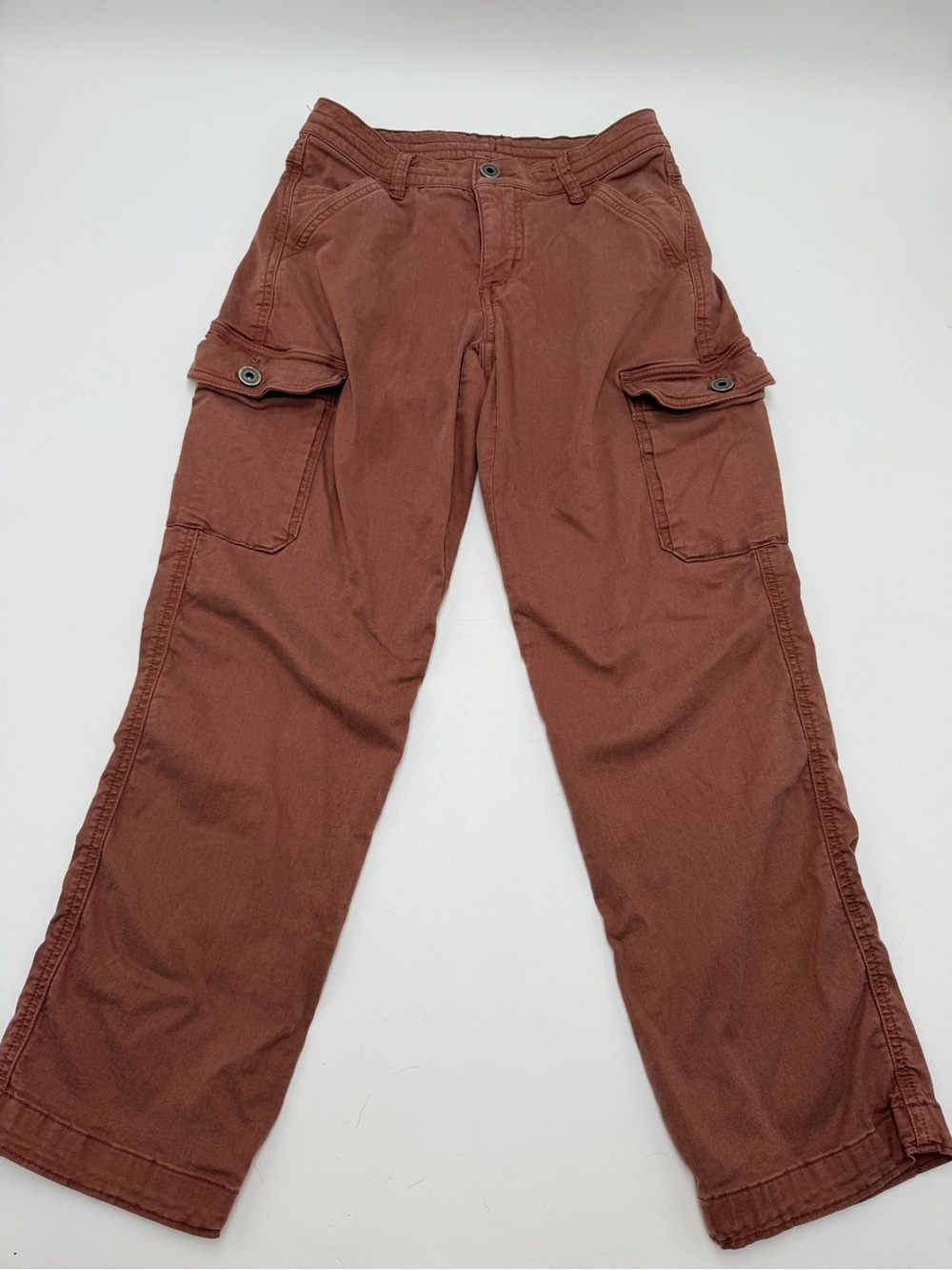 KÜHL Women’s 0 Reg Rust Brown Cargo Capri Utility Hiking Gorpcore